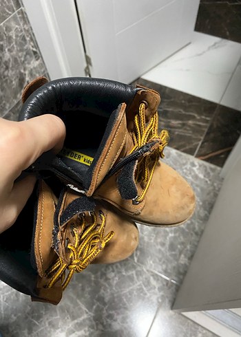 Kahverengi Süet  kız çocuk  Bot - Görsel 3