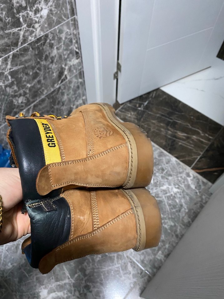 Kahverengi Süet  kız çocuk  Bot - Görsel 2