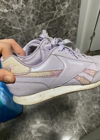 Pastel Mor Dolgu Topuklu Bağcıklı çocuk Spor Ayakkabı - Görsel 3