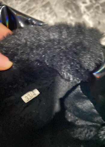 Siyah Kürklü kız çocuk  Bot - Görsel 4