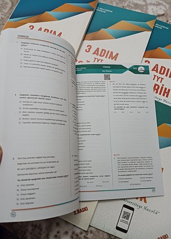 Beden 3 Adım TYT Sınav Hazırlık Kitapları Seti