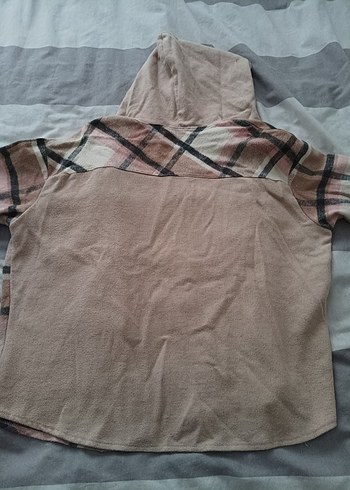 Düğmeli Ekose Desenli Kadın Gömlek - Görsel 6