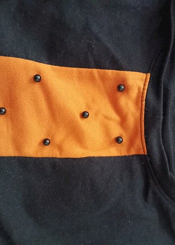 Düğmeli Kahverengi Kadın Bluz - Görsel 3