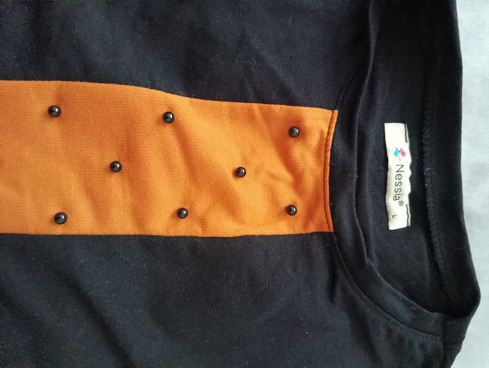 Düğmeli Kahverengi Kadın Bluz - Görsel 3