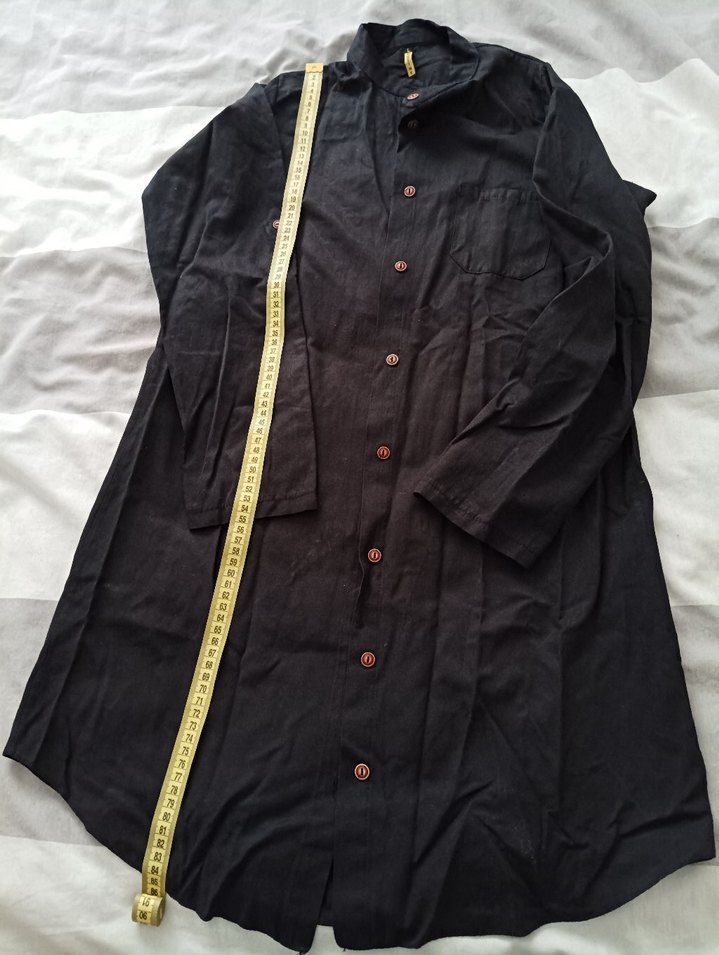 Uzun Kollu Siyah Kadın Gömlek - Görsel 3