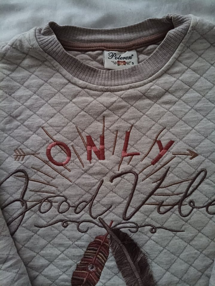 Nakışlı Bohem Gri Pijama Takımı - Görsel 3