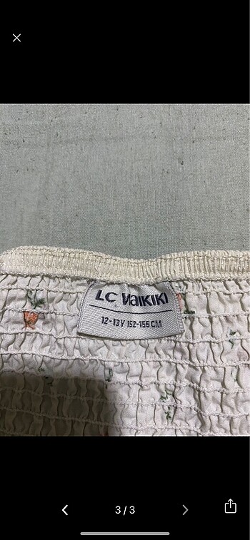 12-13 Yaş Beden Lcw elbise