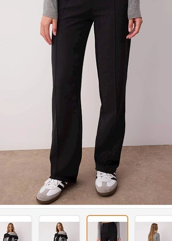 Siyah Kadın Kumaş Pantolon - Görsel 3