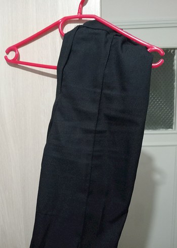 Siyah Kadın Kumaş Pantolon - Görsel 7