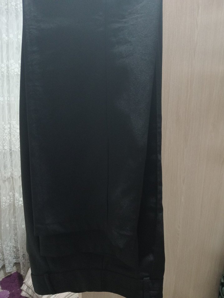 Siyah Kadın Kumaş Pantolon - Görsel 5