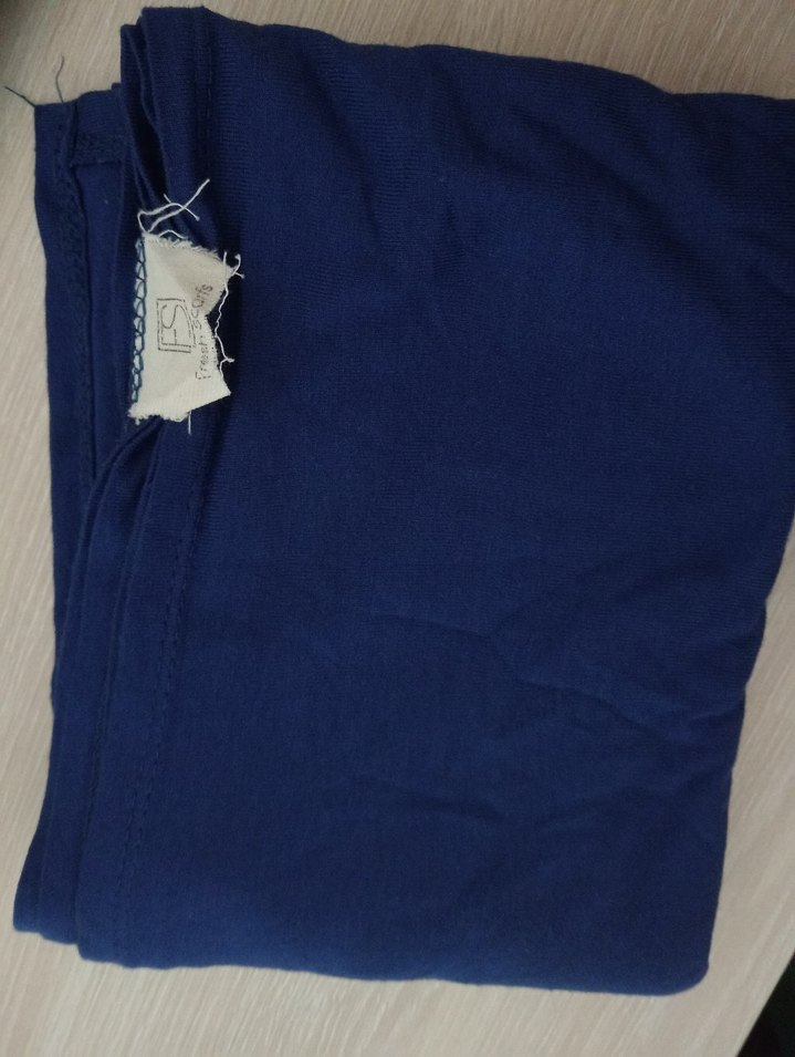 Koyu Mavi Fresh Scarfs Penye Şal - Görsel 2