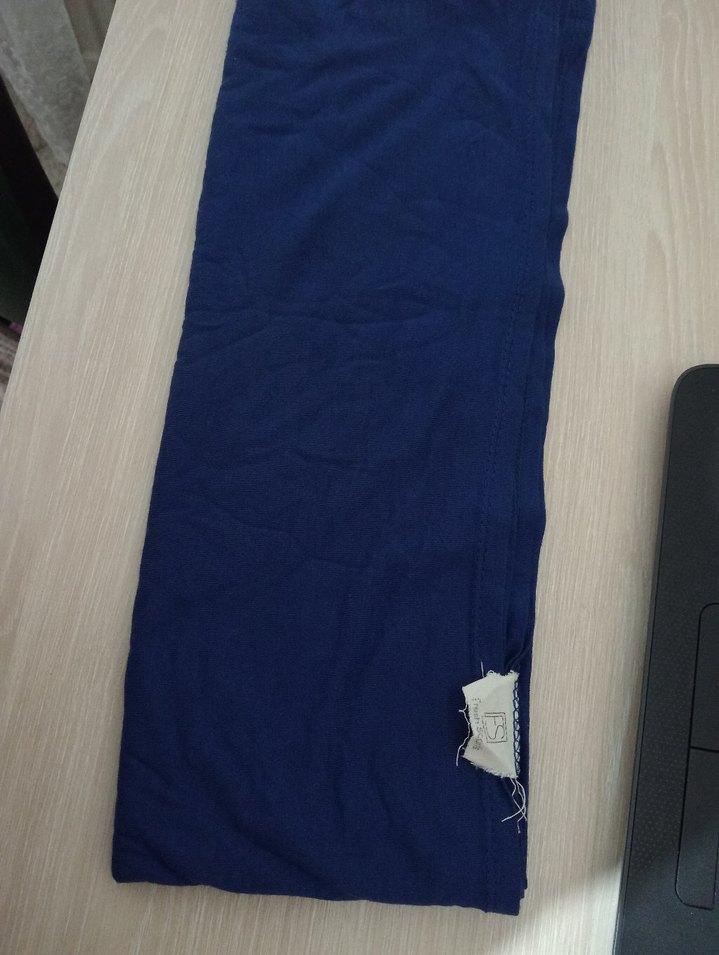 Koyu Mavi Fresh Scarfs Penye Şal - Görsel 5