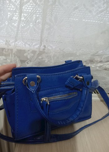 Kadın Sax Mavi El Çantası - Görsel 2