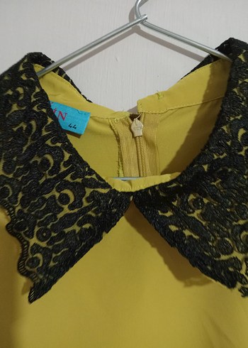 Dantel Detaylı Uzun Kollu Gömlek - Görsel 3