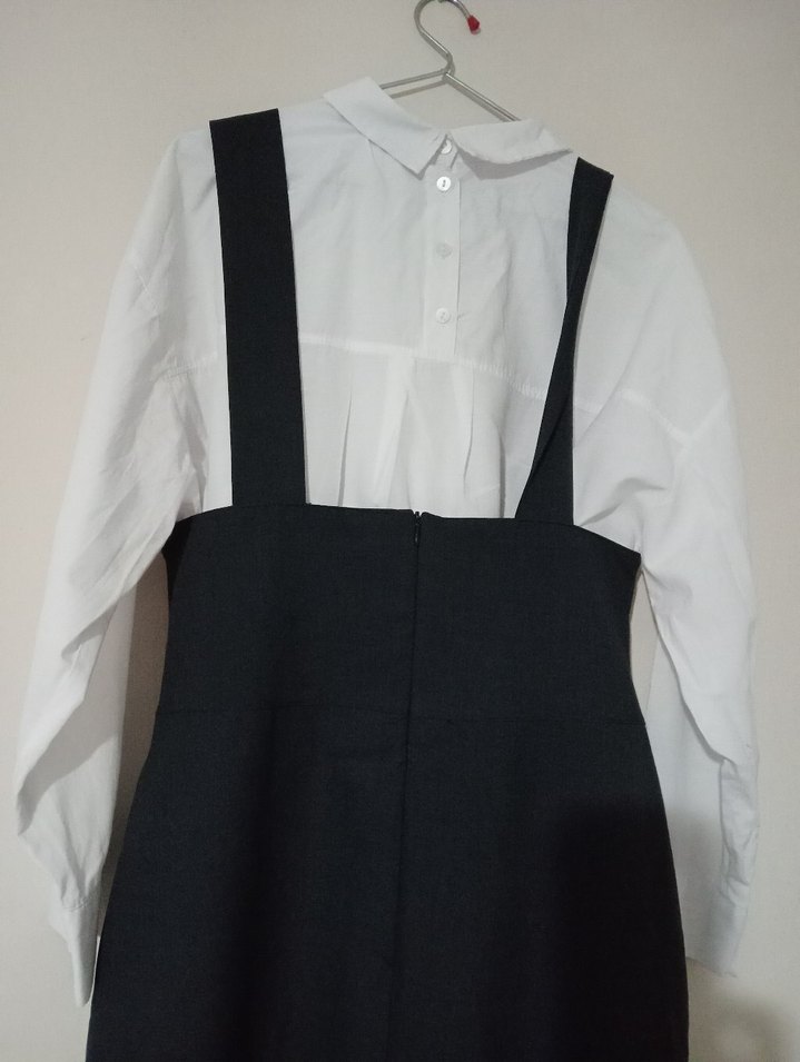 Kadın Uzun Salopet Etek - Görsel 4