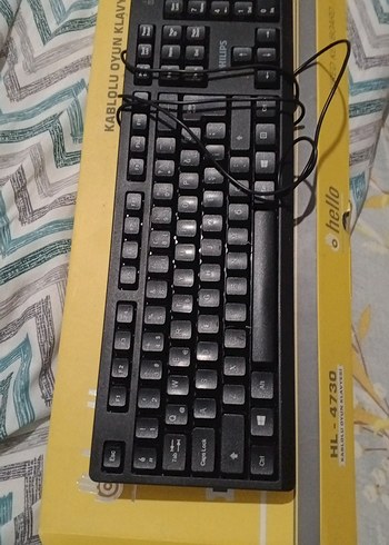 Sarı Philips Kablolu Oyun Klavyesi - Görsel 2