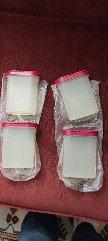Tupperware 4 lü baharat seti 250 ml, sıfır orijinal