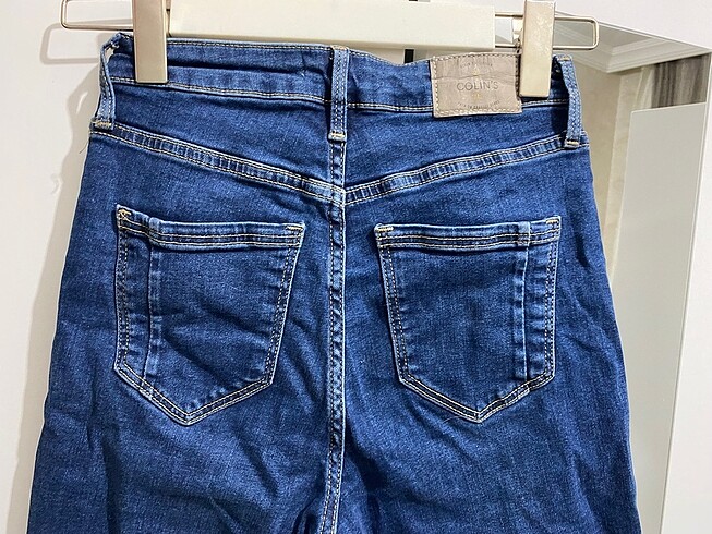s Beden Dar paça mavi jean