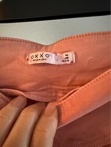 m Beden Oxxo ispanyol paça pembe pantolon