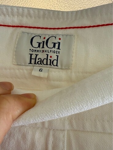 s Beden beyaz Renk Tommy Hilfiger yüksek bel pantolon