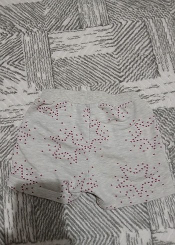 24-36 Ay Beden Kız Çocuk Gri Mini Şort