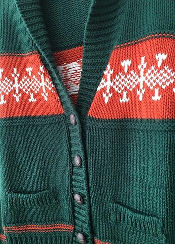 Kadın düğmeli hırka - Görsel 4