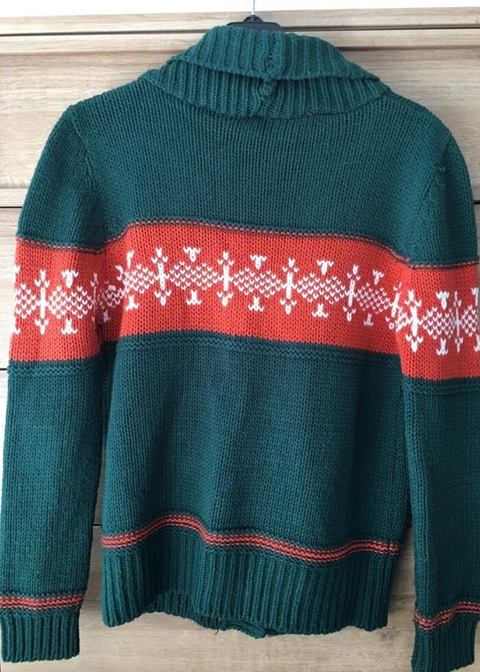 Kadın düğmeli hırka - Görsel 3