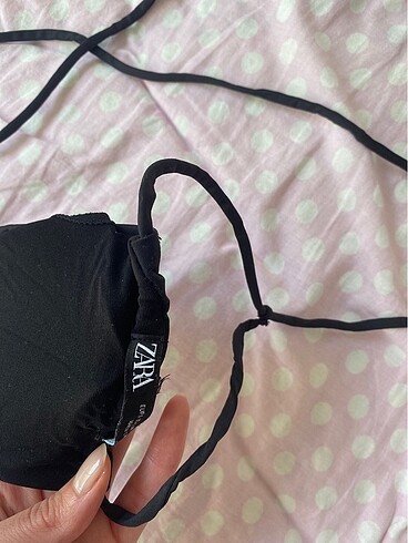 s Beden siyah Renk zara siyah bikini üstü