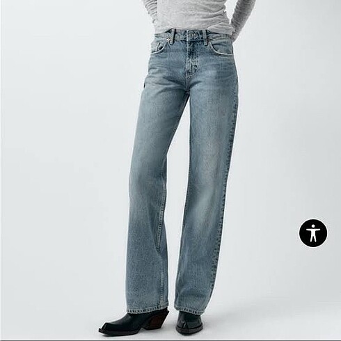 Zara Zara wide leg jean