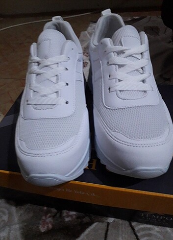 39 Beden beyaz Renk Tempo shoes spor ayakkabı 