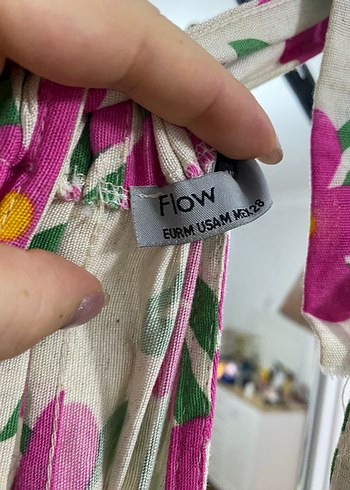 Zara Çiçek Desenli Uzun Askılı Bohem Elbise
