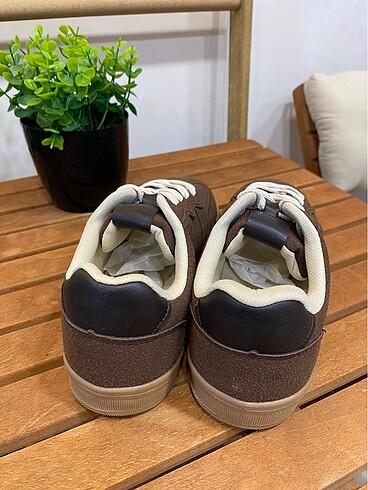 39 Beden Acı Kahve Süet Sneakers