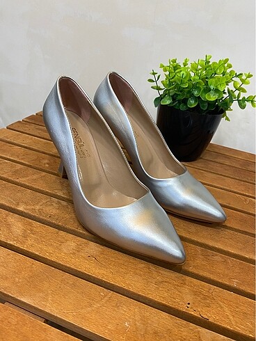 Gümüş Kadeh Topuk Stiletto