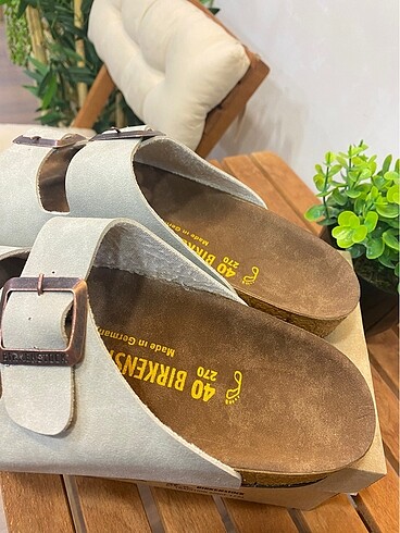 40 Beden Birkenstock Gri Terlik