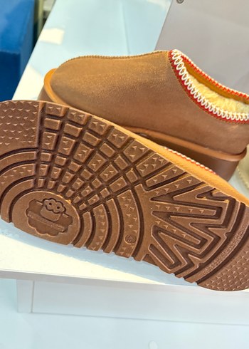 37 Beden camel Renk UGG Kahverengi Süet Dolgu Topuk Terlik