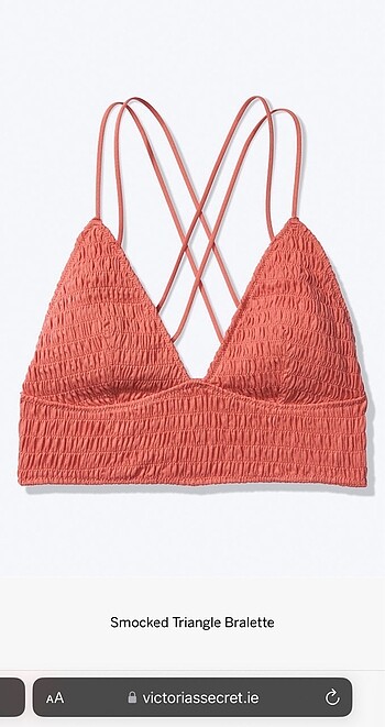 Victoria secret pink bralet sütyen