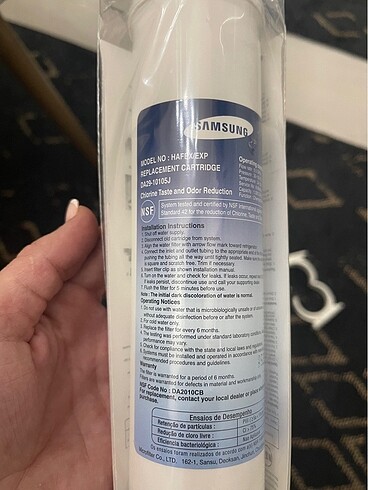  Beden Renk Samsung buzdolabı su sebil filtresi