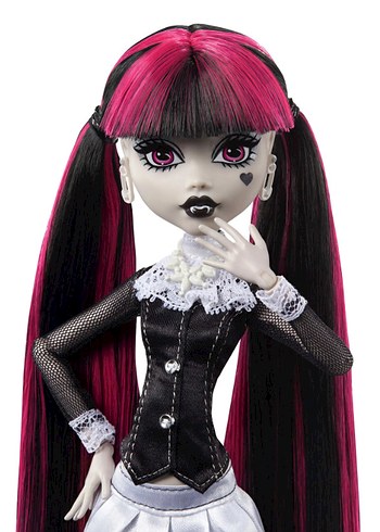 Monster High Pembe Saçlı Karanlık Temalı Bebek