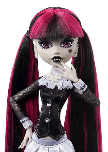 Beden Renk Monster High Draculaura Bebek - Koyu Pembe