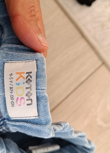 5 Yaş Beden Koton kız çocuk Jean pantolon