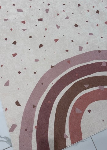 Bohem Çok Renkli Baskılı Halı - Görsel 2