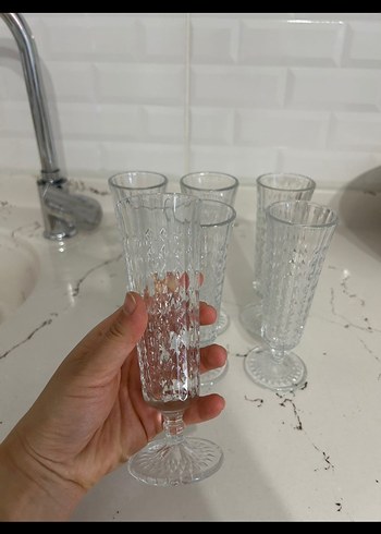 Kahve yanı flüt bardak - Görsel 2