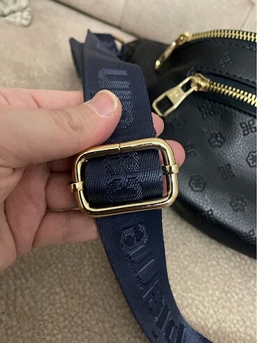 Beden lacivert Renk Pierre Cardin Bel Çantası