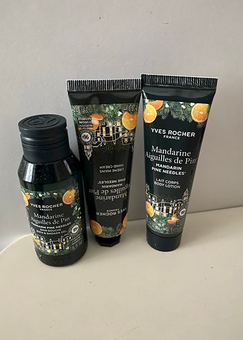 Yves Rocher Mandalina mini El Kremi vucut losyonu dus jeli - Görsel 2