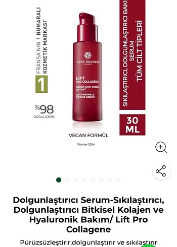 Yves Rocher Yves Rocher Lift Pro-Collagène Serum 30 ml