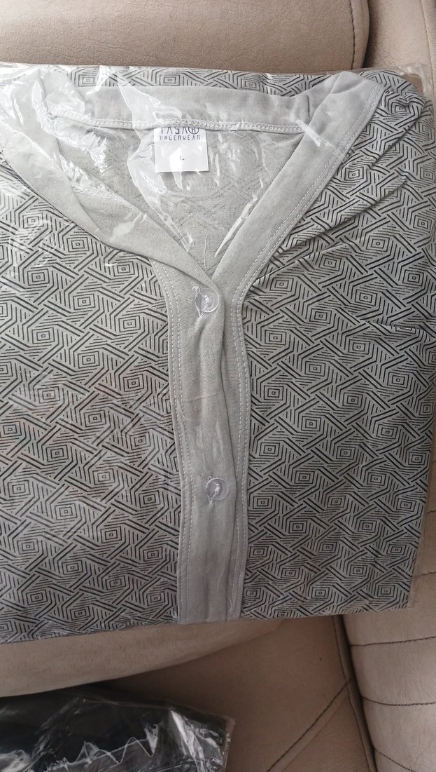 Düğmeli Erkek Pijama Takımı - Görsel 4