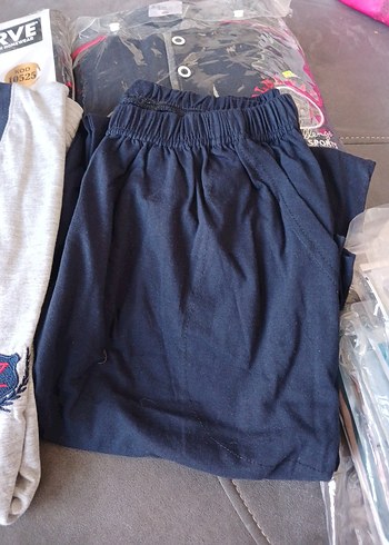 Düğmeli Gri Erkek Pijama Takımı - Görsel 7