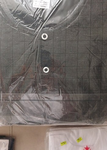 Düğmeli Siyah Erkek Pijama Takımı - Görsel 3