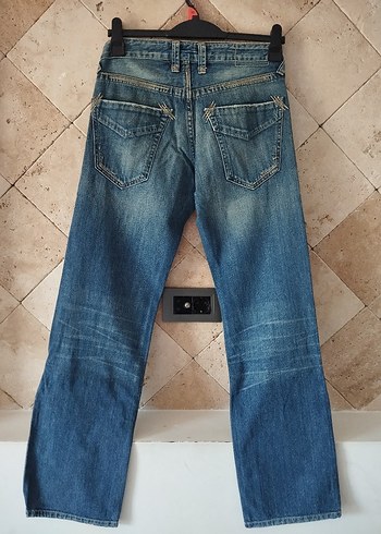 LTB Ltb jean mavi bol kesim kot pantolon