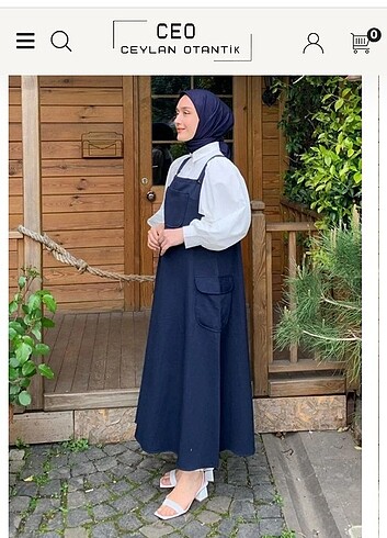 38 Beden lacivert Renk Salopet elbise ????